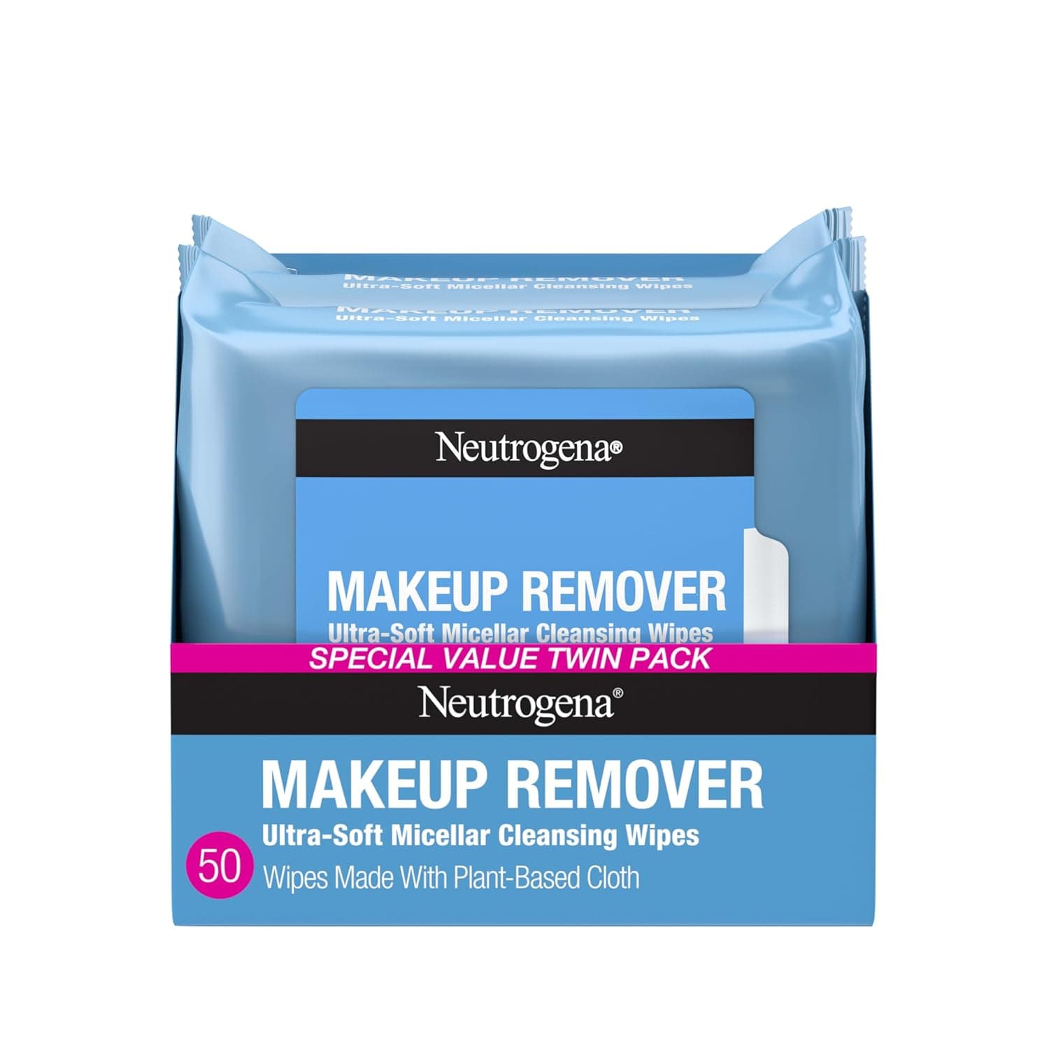 Neutrogena Makeup Remover Wipes Micellar Alcohol-Free Face
